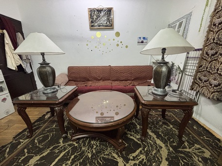 Hara, Household Items, SAR 400,  Glass Center Table With 2 Aide Tables