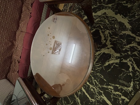 Hara, Household Items, SAR 400,  Glass Center Table With 2 Aide Tables