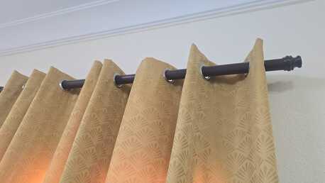 Khobar, Furniture, SAR 30,  Curtains With Rod And Clamps Full Set