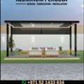 AED 1000,  Retractable Shades Pergola And Motorized System Aluminum Pergola Uae.