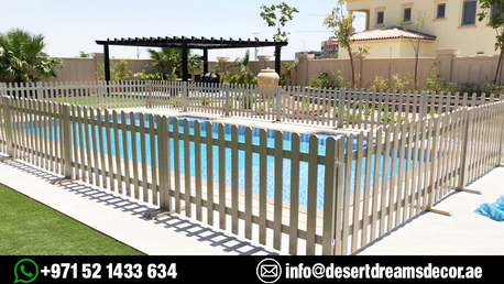 Arabian Ranches, Farm & Garden, AED 5000,  Swimming Pool Wooden Fences And Kids Play Area Fences Uae.