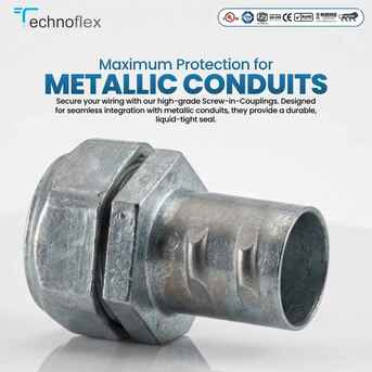 Edmonton, Electrical & Plumbing, Strong & Secure Screw-In Coupling By Technoflex | Perfect Fit For Reliable Connections