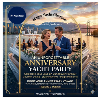 Vancouver, Travel, "Love On The Water: Planning The Perfect Anniversary Yacht Party