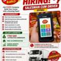 WE ARE HIRING &ndash; SALESMAN CUM DRIVER
