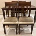 SAR 550,  6 Seater Dinning Table With Chairs Bought From Home Centre