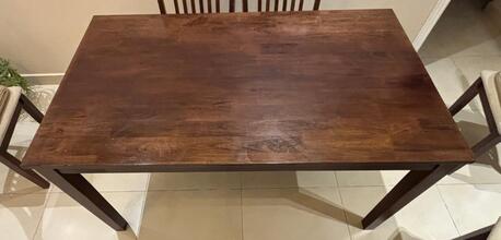 Jeddah, Furniture, SAR 550,  6 Seater Dinning Table With Chairs Bought From Home Centre