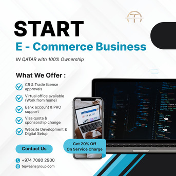 Doha, Business, Start Your E-commerce Business In Qatar With 100% Ownership