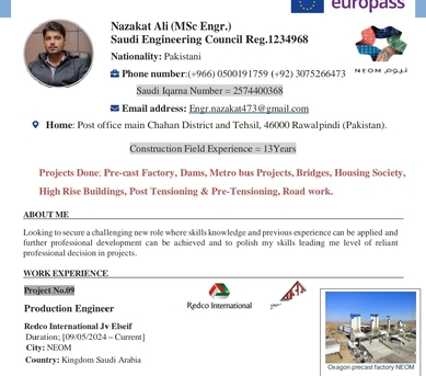 Tabuk City, Job Seekers, Civil Engineer, Production Engineer, Bridge And Road Engr, Pre And Post Tensioning Engr,