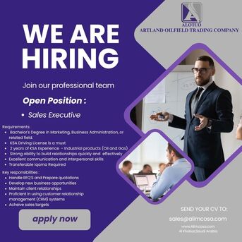 Khobar, Jobs, SALES ENGINEER