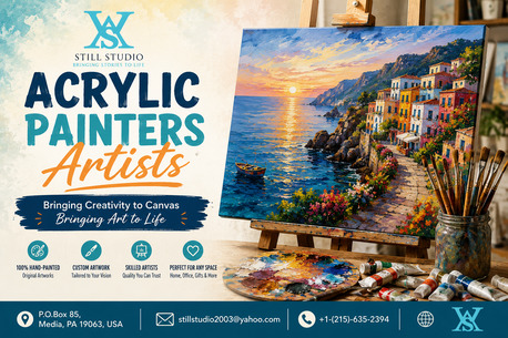 New York, Photo & Video, USD 100,  Professional Acrylic Painters & Artists For Custom Artwork