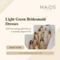 GBP 150,  Light Green Bridesmaid Dresses For Fresh Wedding Style | Maids To Measure UK