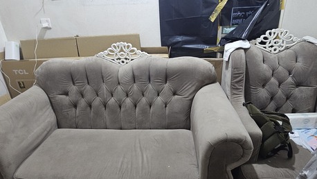 Al Shemaysi, Furniture, SAR 0300,  Cupboard Wooden And 3 Seater Sofa With Single Seater