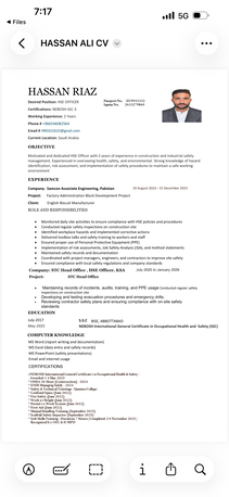 Jubail, Job Seekers, Safety Officer/ Wpr / Fire Watcher (experienced )
