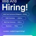 Multi Task Technician (Phillpine) HVAC Technician, Multi Task Technician,Electrician