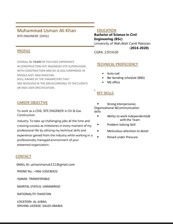 Riyadh, Job Seekers, Civil Site Engineer/ Civil Site Supervisor