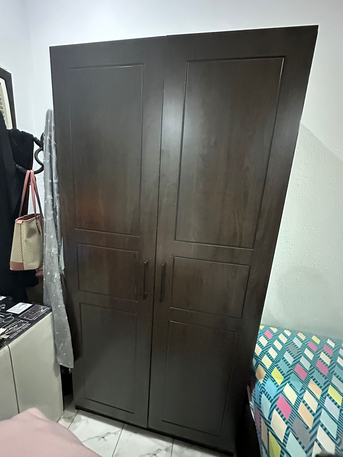 Jeddah, Household Items, SAR 1300,  Double Bed Without Mattress & 2 Door Cupboard For Sale