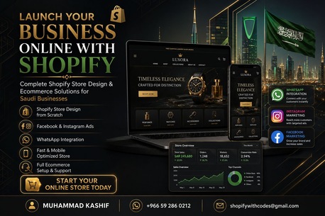 Dammam, Marketing, Professional Shopify Business Developers