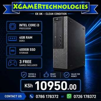 Nairobi, Computers, KES 10950,  Refreshed Core I3 4GB RAM Dell SFF Desktop