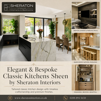 London, Household, Elegant & Bespoke Classic Kitchens Sheen By Sheraton Interiors