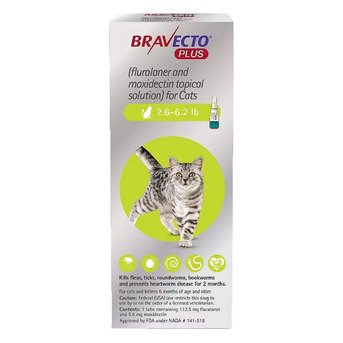 Dallas, Pet Supplies, USD 32,  Bravecto Plus For Cats - Starting At $32.65 - Free Shipping