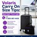 Volaris Carry On Size Tips: Pack Right, Travel Light +1-855-867-4428