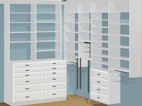 New York, Business, Stylish Organization With Built-In Shelving For Living Room