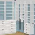 Stylish Organization With Built-In Shelving For Living Room