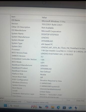 Riyadh, Computers, SAR 1000,  Lenovo Thinkpad Core I5 8GB Ram 256GB + 512GB