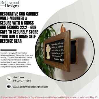 New York, Furniture, USD 159,  Faith Themed Gun Cabinets - Hidden Storage & Décor