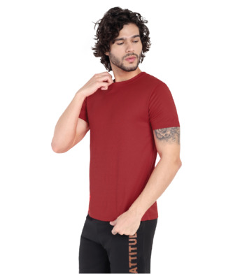 Bangalore, Wholesale Products, Unisex Solid Color Round Neck T-Shirt &ndash; Premium Polyester Fabric