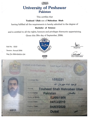 Duba, Job Seekers, Car/minibus/bus Driver Cum Office Boy Can Speak English And Having Dubai Driving Experienc