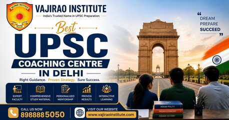 New Delhi, Education, Best UPSC Coaching Centre In Delhi- Vajirao And Reddy Institute