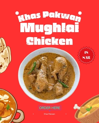 Khobar, Food, SAR 18,  Homemade Food - Mughlai Chicken - Available