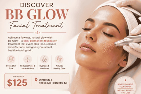 New York, Beautician, Best BB Glow Facial Near Me In Michigan For Bright & Hydrated Skin