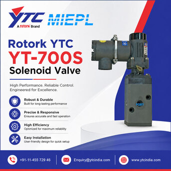 Mumbai, Industrial Machinery, Rotork YTC YT-700S Solenoid Valve | YTC INDIA