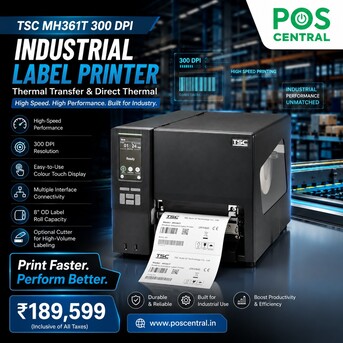 Noida, Electronics, INR 189599,  Buy TSC MH361T 300 DPI Label Printer With Touch LCD Today