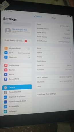 Riyadh, Tablet Computers, SAR 12,  IPad Air 2 - Multiple Storage Options Available ​Model: IPad Air 2 (Slim And Powerful)