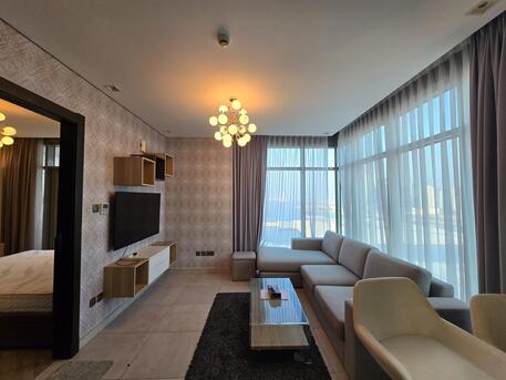 Manama, Apartments, Flats, Houses & Villas, BHD 320/month,  Furnished,  64 Sq. Meter,  ONE BEDROOM FULLY FURNISHED APARTMENT | FULL SEA VIEW