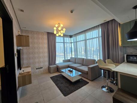 Manama, Apartments, Flats, Houses & Villas, BHD 320/month,  Furnished,  64 Sq. Meter,  ONE BEDROOM FULLY FURNISHED APARTMENT | FULL SEA VIEW