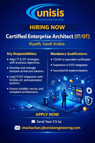 Riyadh, Jobs, Certified Enterprise Architect (IT/OT) &ndash; Riyadh, KSA