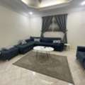 SAR 2600,  Large 7-Seater L-Shaped Sofa With 1 Center Table And 4 Round Side Tables And 1 TV Table