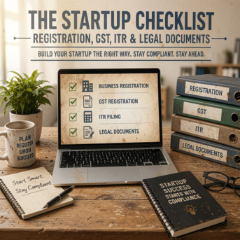 Kolkata, Marketing, The Startup Checklist: What You Need To Know About Registration, GST, ITR, And Legal Docum