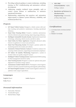 Riyadh, Job Seekers, Mechatronics Engineer - Automation Specialization