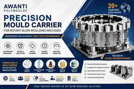 Pune, Business, High Precision Mould Carrier For Rotary Blow Moulding Machines