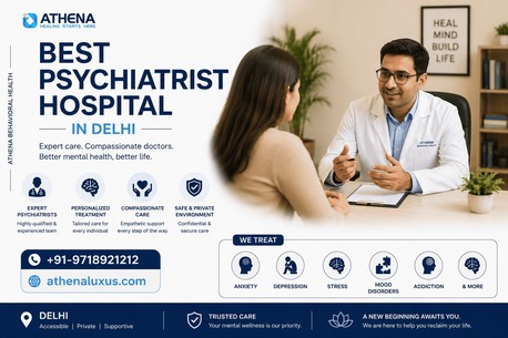 New Delhi, Health, Psychiatrist Hospital In Delhi For Expert Mental Health Care
