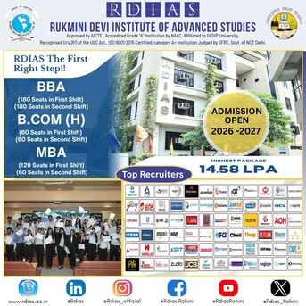 Rohini, Education, Best B.Com (H) College In Delhi For Industry-Ready Education - RDIAS Colleges
