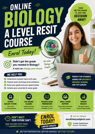 London, Education, Online Biology A Level Resit Course  Enrol Today (London)