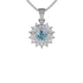 USD 2038,  Gey Aquamarine Necklace For A Simple And Graceful Look