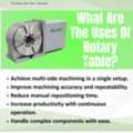 INR 500000,  What Are The Uses Of Rotary Table?