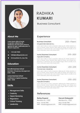 Al Aziziyah, Writing, 🌍 International Standard Resume (CV) Builder